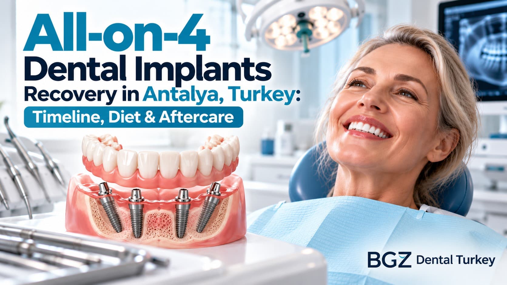 All-on-4 Dental Implants Recovery in Antalya, Turkey All-on-4 Dental Implants Recovery in Antalya, Turkey