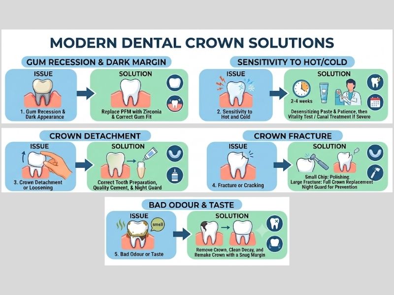 Zirconia Crown Problems: Solutions and Treatment Options